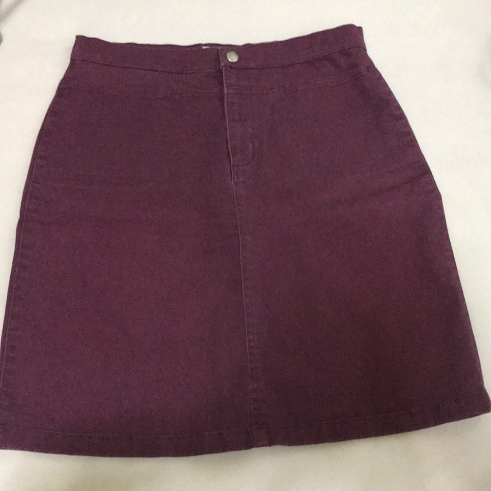 Purple skirt